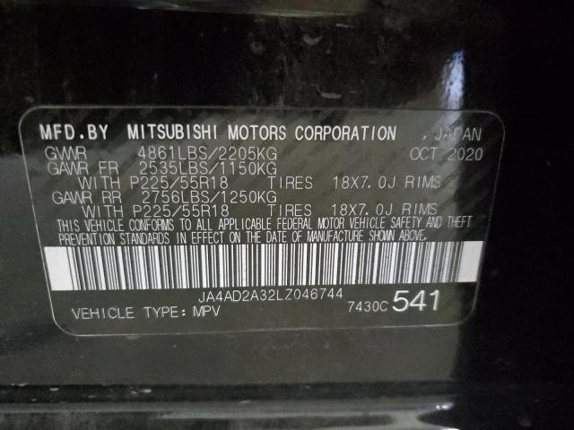 Photo 10 from auction – 2020 MITSUBISHI OUTLANDER with VIN JA4AD2A32LZ046744