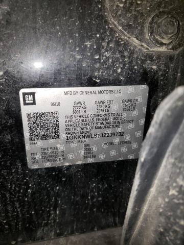 Photo 10 from auction – 2018 GMC ACADIA SLT with VIN 1GKKNWLS1JZ239732
