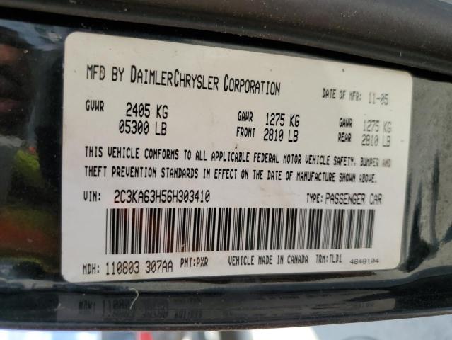 Photo 10 from auction – 2006 CHRYSLER 300C with VIN 2C3KA63H56H303410