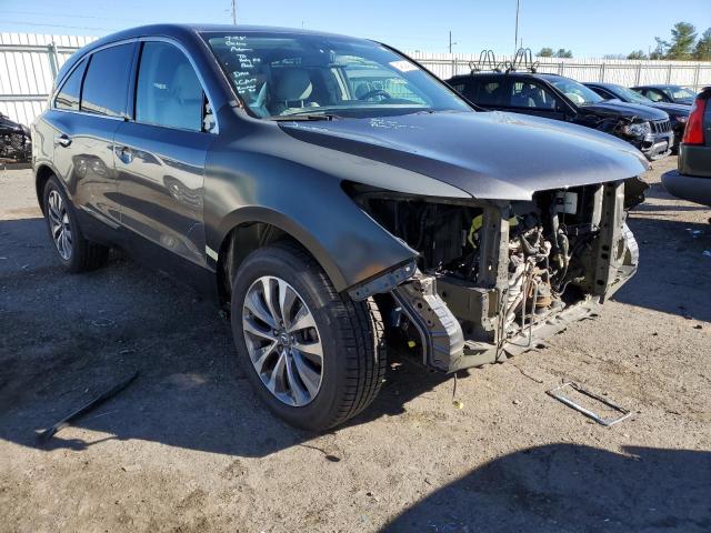 ACURA MDX TECHNO 2014 with VIN 5FRYD4H4XEB001007 - Photo from auction