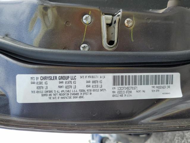 Photo 10 from auction – 2014 DODGE DART SE AE with VIN 1C3CDFDH9ED791671