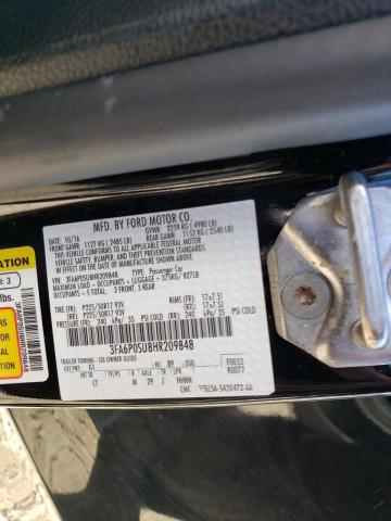 Photo 10 from auction – 2017 FORD FUSION TIT with VIN 3FA6P0SU8HR209848
