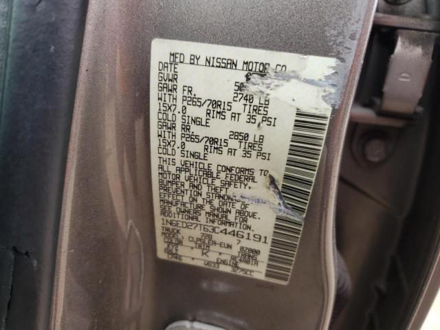 صورة رقم 10 من المزاد - 2003 NISSAN FRONTIER C مع VIN 1N6ED27T63C446191