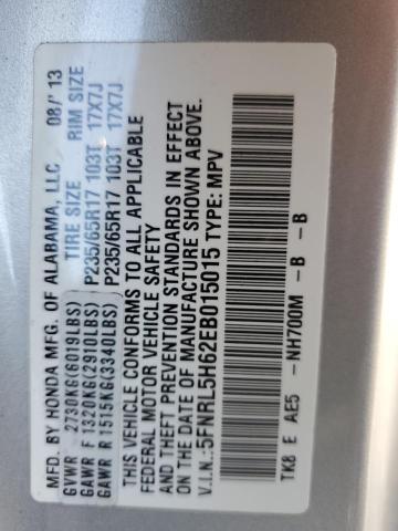 Photo 10 from auction – 2014 HONDA ODYSSEY EX with VIN 5FNRL5H62EB015015