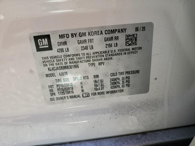Photo 10 from auction – 2021 BUICK ENCORE PRE with VIN KL4CJASB9MB301966