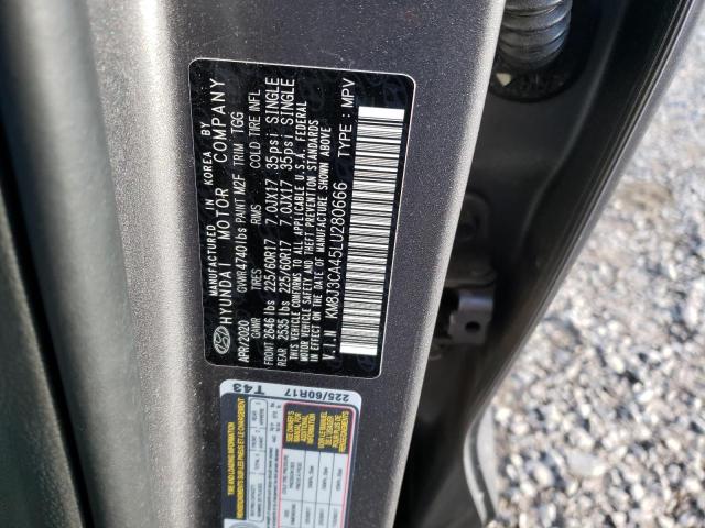 Photo 10 from auction – 2020 HYUNDAI TUCSON LIM with VIN KM8J3CA45LU280666