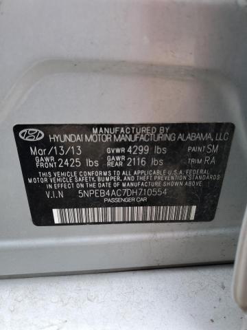 Photo 10 from auction – 2013 HYUNDAI SONATA with VIN 5NPEB4AC7DH710554