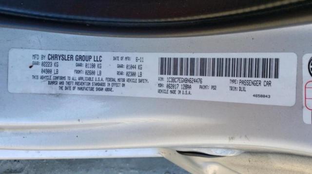 Photo 10 from auction – 2011 CHRYSLER 200 LIMITE with VIN 1C3BC7EGXBN624476