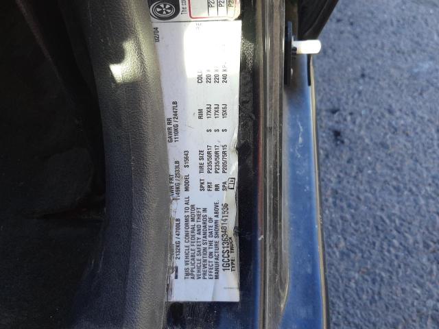 Photo 10 from auction – 2004 CHEVROLET COLORADO with VIN 1GCCS136348141536