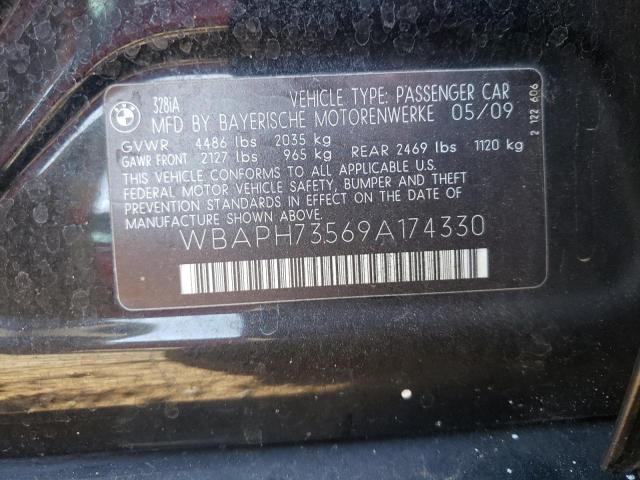 Photo 10 from auction – 2009 BMW 328 I with VIN WBAPH73569A174330