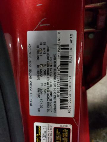 Photo 10 from auction – 2010 MAZDA 3 S with VIN JM1BL1S58A1161674
