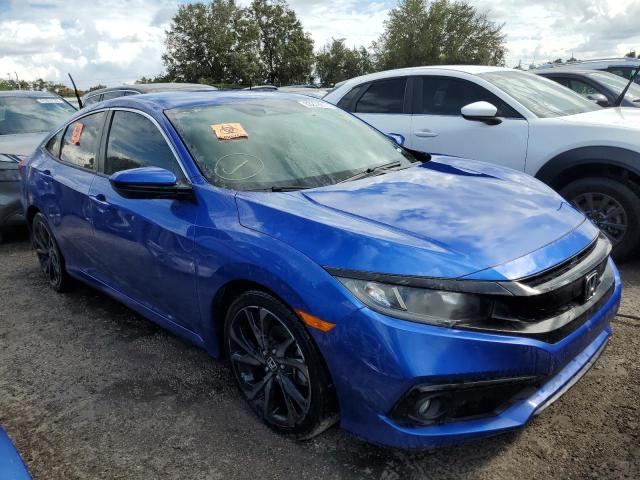 HONDA CIVIC 2019 with VIN 19XFC2F81KE047218 - Photo from auction