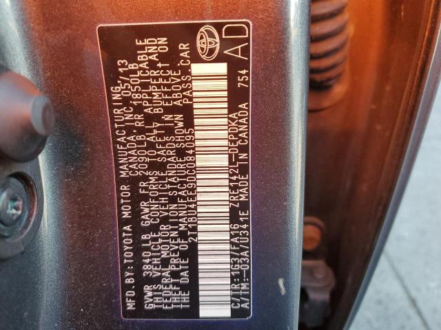 Photo 10 from auction – 2013 TOYOTA COROLLA BA with VIN 2T1BU4EE9DC084095