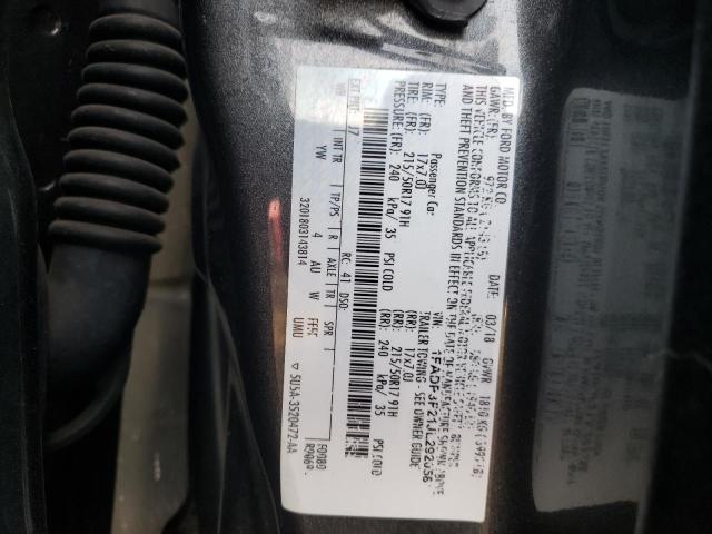 Photo 10 from auction – 2018 FORD FOCUS SE with VIN 1FADP3F21JL292058