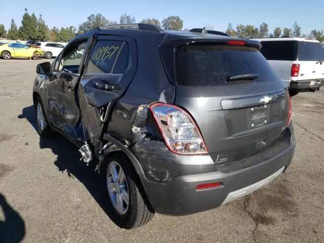 Photo 3 from auction – 2016 CHEVROLET TRAX 1LT with VIN 3GNCJLSB5GL117104