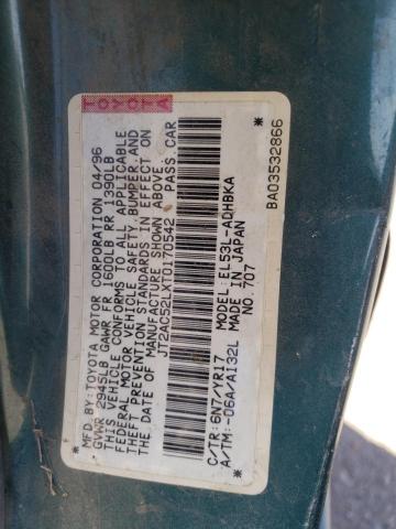 Photo 10 from auction – 1996 TOYOTA TERCEL STD with VIN JT2AC52LXT0170542
