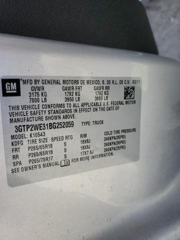 Photo 10 from auction – 2011 GMC SIERRA K15 with VIN 3GTP2WE31BG252059