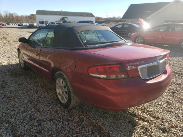 Zdjęcie 3 z aukcji – 2005 CHRYSLER SEBRING z VIN 1C3EL75R35N521290