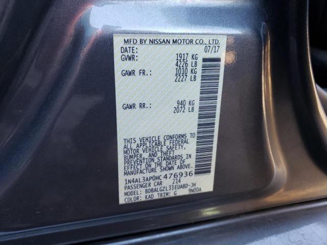 Photo 10 from auction – 2017 NISSAN ALTIMA 2.5 with VIN 1N4AL3AP0HC476936