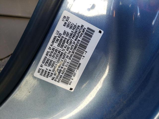 Photo 10 from auction – 2008 HONDA ODYSSEY with VIN 5FNRL38728B031278
