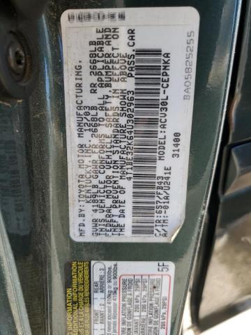 Photo 10 from auction – 2004 TOYOTA CAMRY LE with VIN 4T1BE32K64U302963