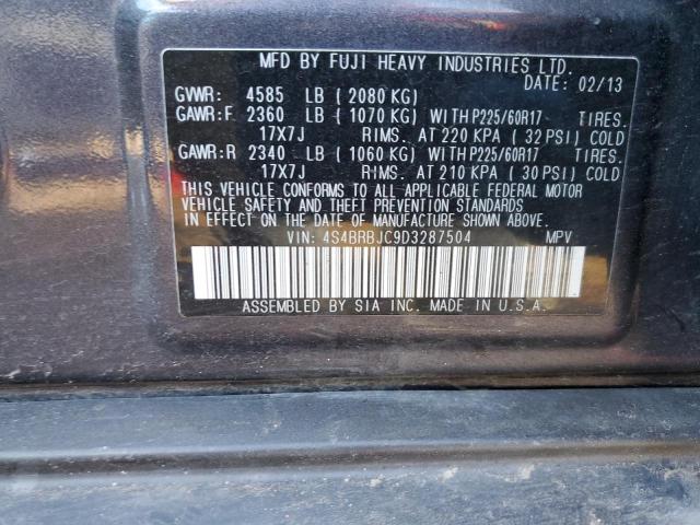 Photo 10 from auction – 2013 SUBARU OUTBACK 2. with VIN 4S4BRBJC9D3287504