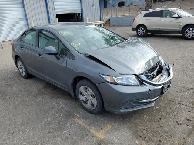HONDA CIVIC LX 2013 with VIN 19XFB2F50DE052857 - Photo from auction
