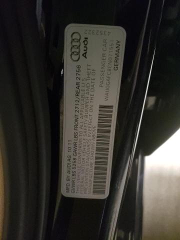 Photo 10 from auction – 2012 AUDI A6 PREMIUM with VIN WAUGGAFC8CN071551