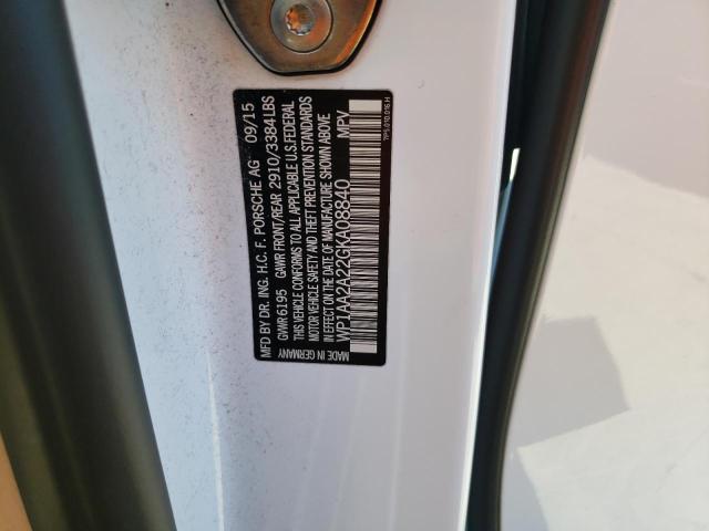 Photo 10 from auction – 2016 PORSCHE CAYENNE with VIN WP1AA2A22GKA08840