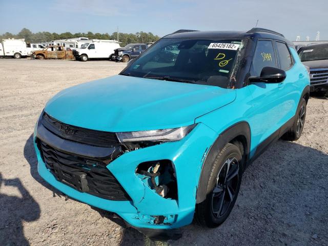 Photo 2 from auction – 2021 CHEVROLET TRAILBLAZE with VIN KL79MTSL4MB172270