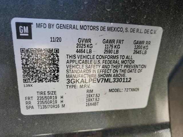 Photo 10 from auction – 2021 GMC TERRAIN SL with VIN 3GKALPEV7ML330112