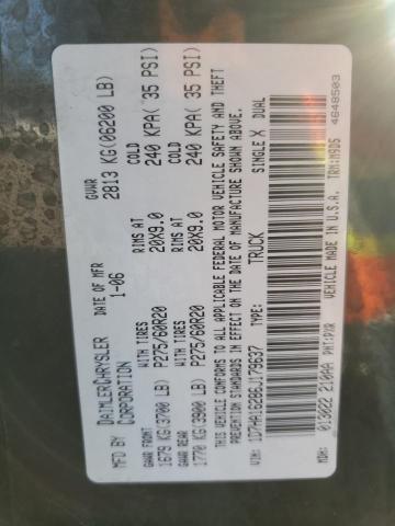 Photo 10 from auction – 2006 DODGE RAM 1500 S with VIN 1D7HA16286J179637