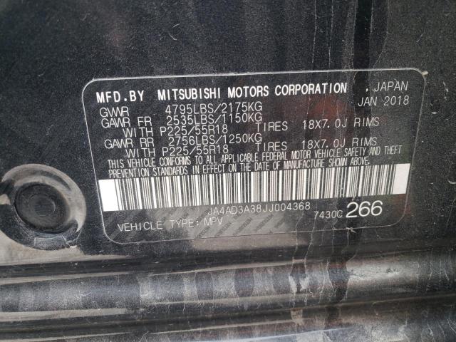Photo 10 from auction – 2018 MITSUBISHI OUTLANDER with VIN JA4AD3A38JJ004368