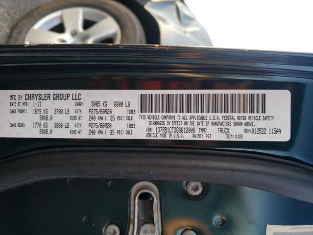 Photo 10 from auction – 2011 DODGE RAM 1500 with VIN 1D7RB1CT3BS612008