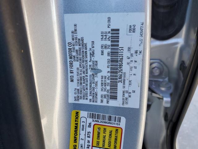 Photo 10 from auction – 2016 LINCOLN MKZ with VIN 3LN6L2G98GR631151