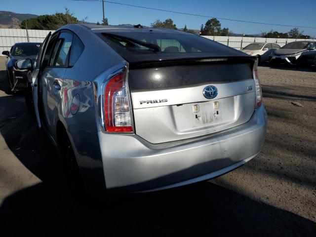 Фото 3 с аукциона – 2012 TOYOTA PRIUS с VIN JTDKN3DU0C5532087