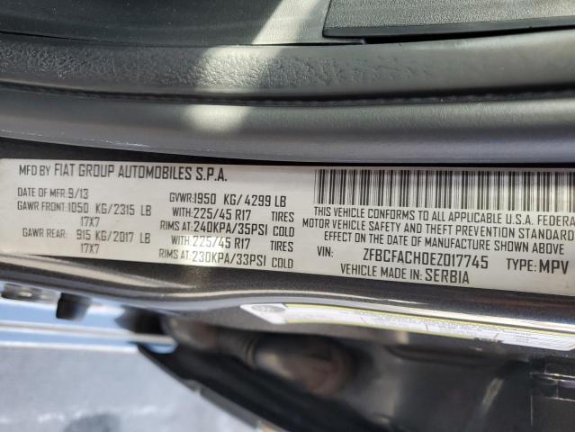 Photo 10 from auction – 2014 FIAT 500L LOUNG with VIN ZFBCFACH0EZ017745