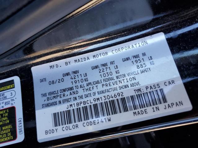 Photo 10 from auction – 2021 MAZDA 3 PREFERRE with VIN JM1BPBCL9M1304692