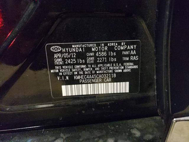 Photo 10 from auction – 2012 HYUNDAI SONATA HYB with VIN KMHEC4A45CA032118