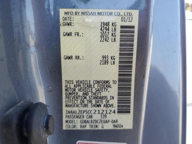 صورة رقم 10 من المزاد - 2012 NISSAN ALTIMA S مع VIN 1N4AL2EP5CC212124