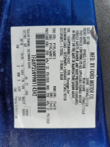 Photo 10 from auction – 2009 FORD FOCUS SE with VIN 1FAHP35N99W114342