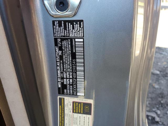 Photo 10 from auction – 2011 MERCEDES-BENZ E 350 with VIN WDDKK5GF4BF098546