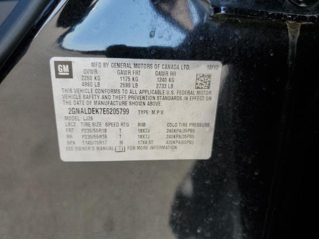 Photo 10 from auction – 2014 CHEVROLET EQUINOX LT with VIN 2GNALDEK7E6205799