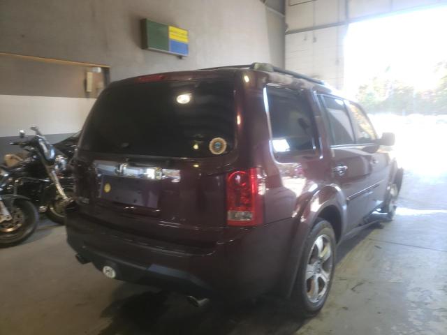 Photo 4 from auction – 2015 HONDA PILOT EXL with VIN 5FNYF3H64FB003800
