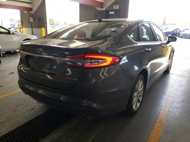 Photo 4 from auction – 2017 FORD FUSION SE with VIN 3FA6P0LU6HR381133