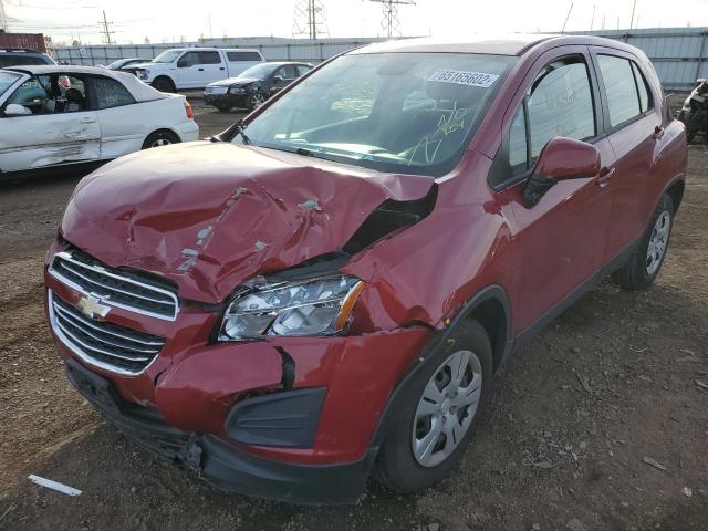 Photo 2 from auction – 2015 CHEVROLET TRAX LS with VIN KL7CJKSB2FB180791