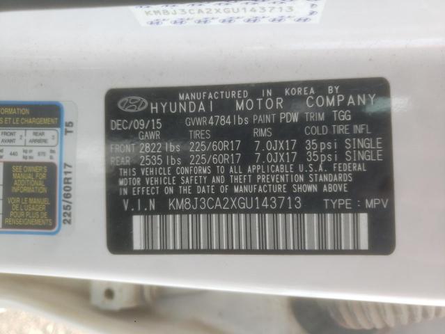 Photo 10 from auction – 2016 HYUNDAI TUCSON LIM with VIN KM8J3CA2XGU143713