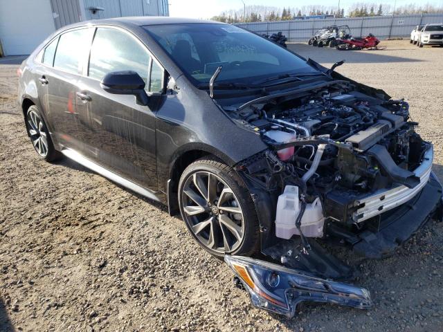 TOYOTA COROLLA SE 2022 with VIN 5YFB4MBE7NP108299 - Photo from auction
