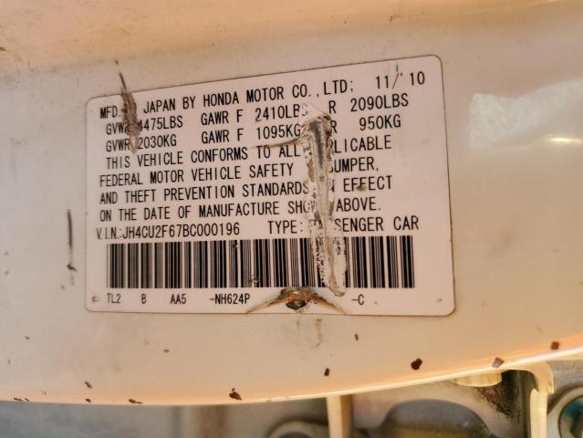 Photo 10 from auction – 2011 ACURA TSX with VIN JH4CU2F67BC000196