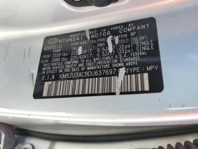 Photo 10 from auction – 2013 HYUNDAI TUCSON GLS with VIN KM8JU3AC8DU637697